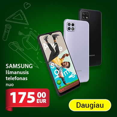 Išmanieji telefonai SAMSUNG iki 175€